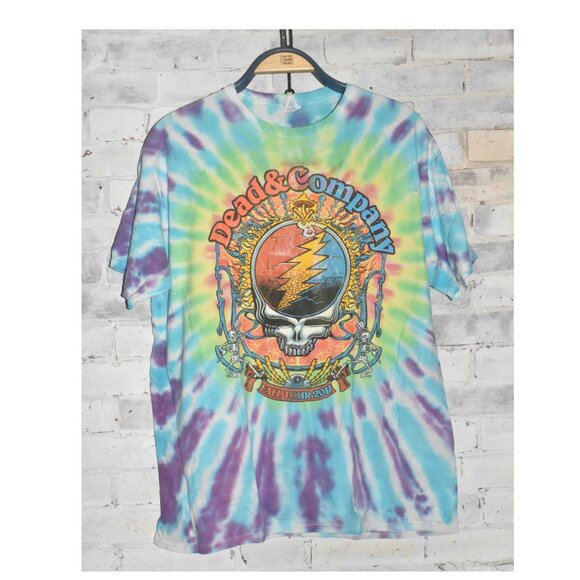 2017 Retro Tie Dye Dead and Company Fall Tour 2017 Hippie T-Shirt XL - Picture 8 of 8